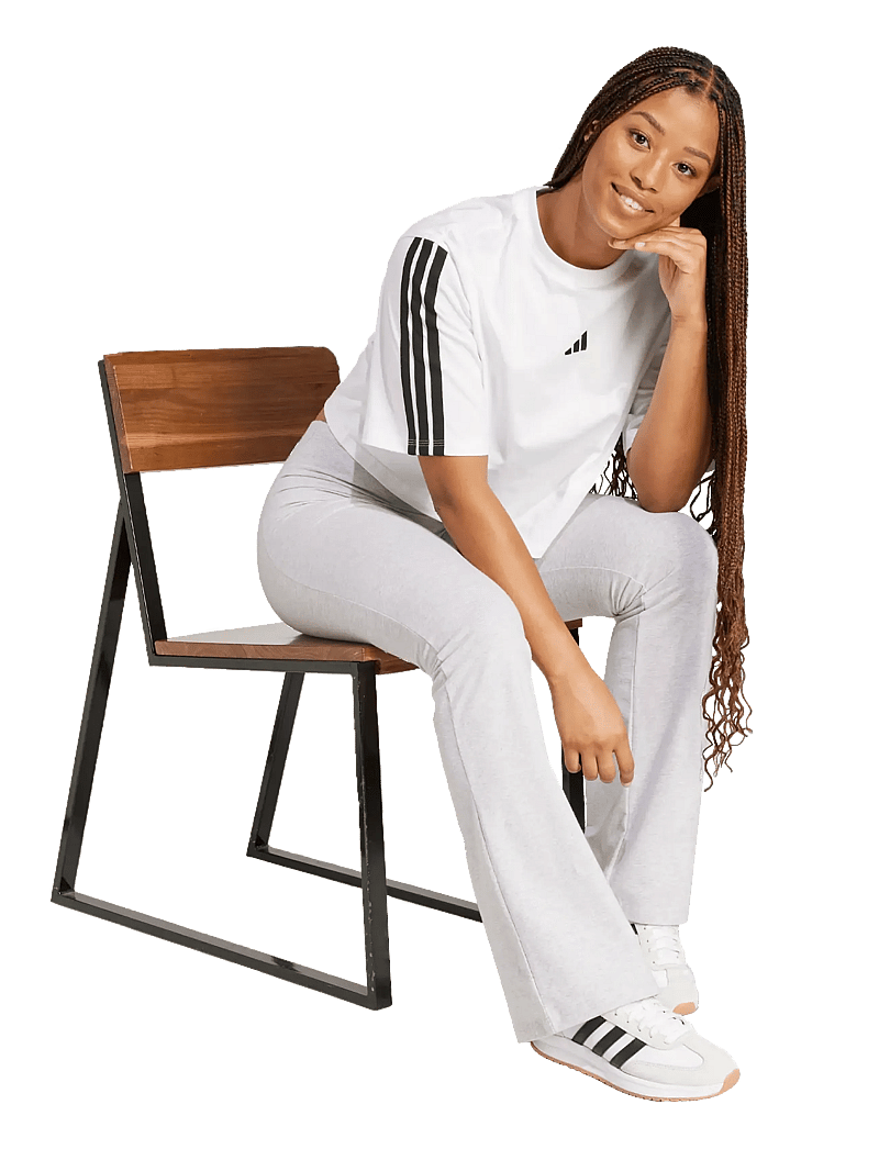 adidas Sportswear - W 3S SJ TLR T - t-shirts - white/black - 0