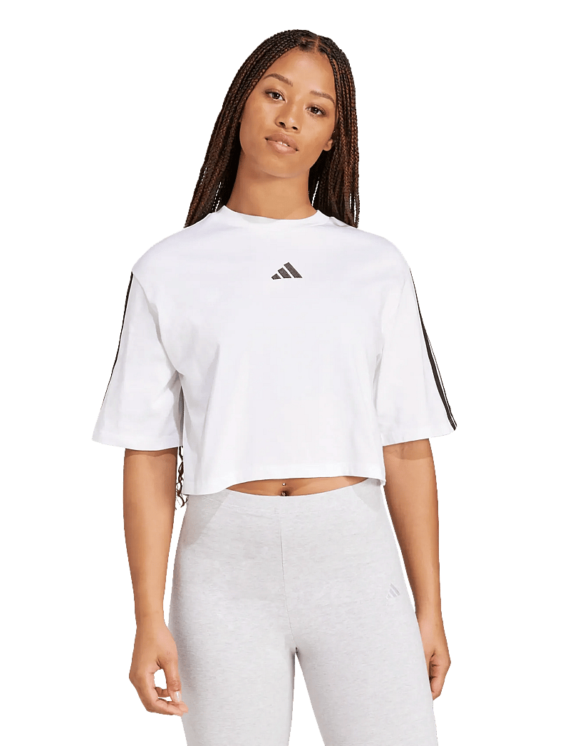 adidas Sportswear - W 3S SJ TLR T - t-shirts - white/black - 5