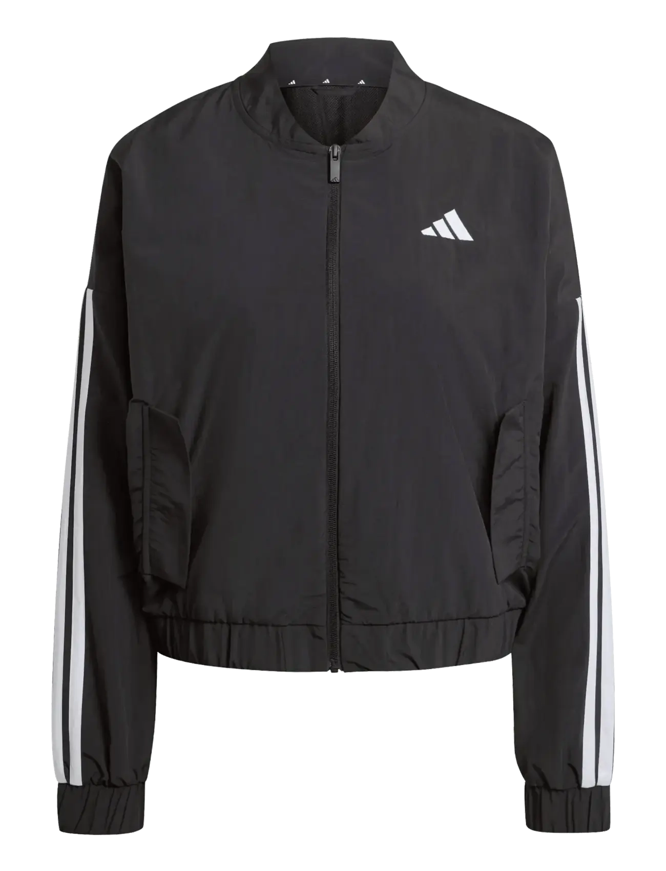 adidas Sportswear W 3S WV BOMBER - Sportmode - BLACK/WHITE / black