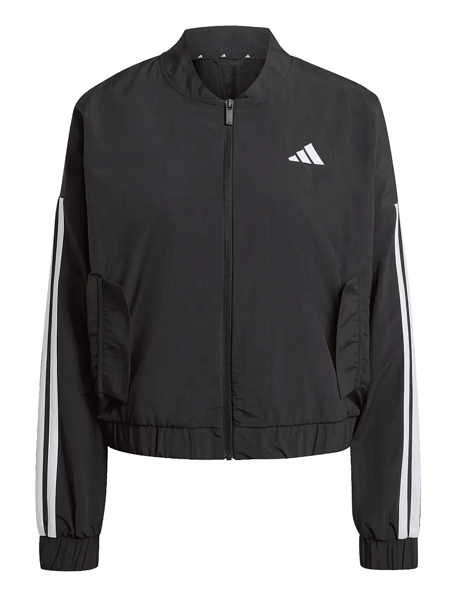 adidas Sportswear - W 3S WV BOMBER - casual jakker - black/white - 1