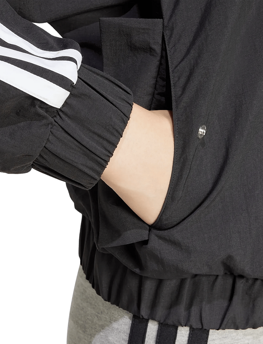adidas Sportswear - W 3S WV BOMBER - casual jakker - black/white - 4