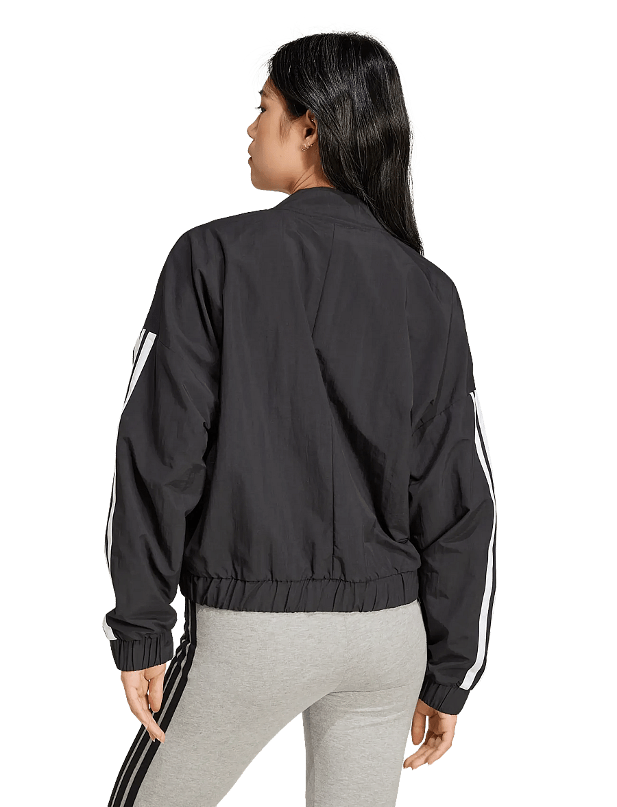 adidas Sportswear - W 3S WV BOMBER - casual jakker - black/white - 5