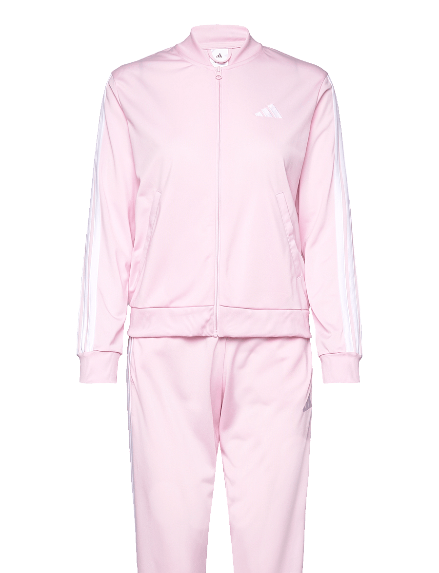 adidas Sportswear - W ESS 3S TS - trainingsanzüge - clpink - 1