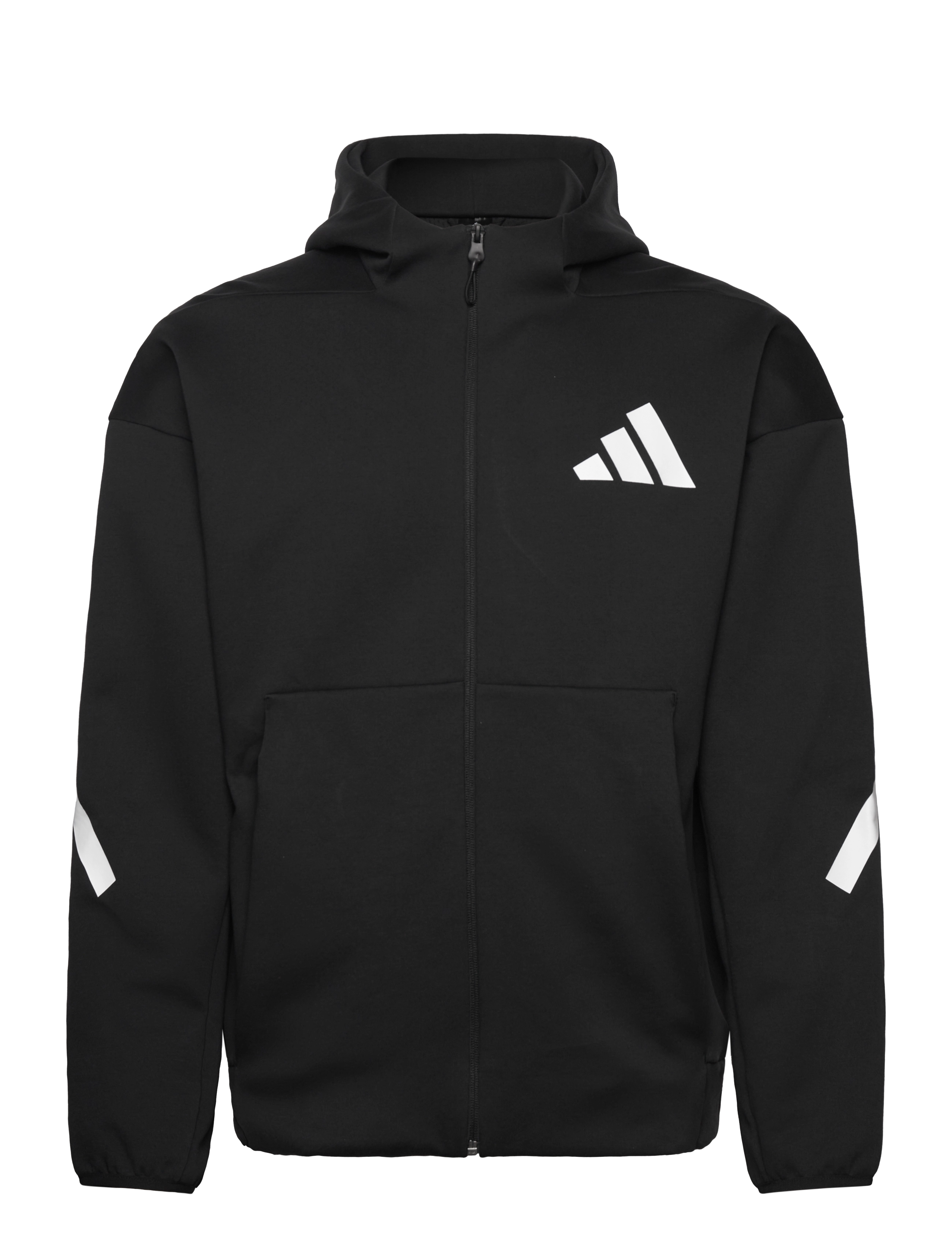 adidas Sportswear M Z.N.E. FZ - adidas - BLACK/WHITE / black