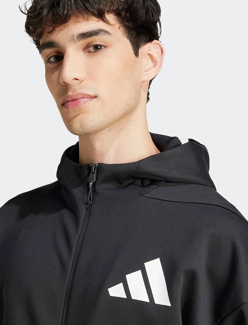 adidas Sportswear - M Z.N.E. FZ - kapuzenpullover - black/white - 3