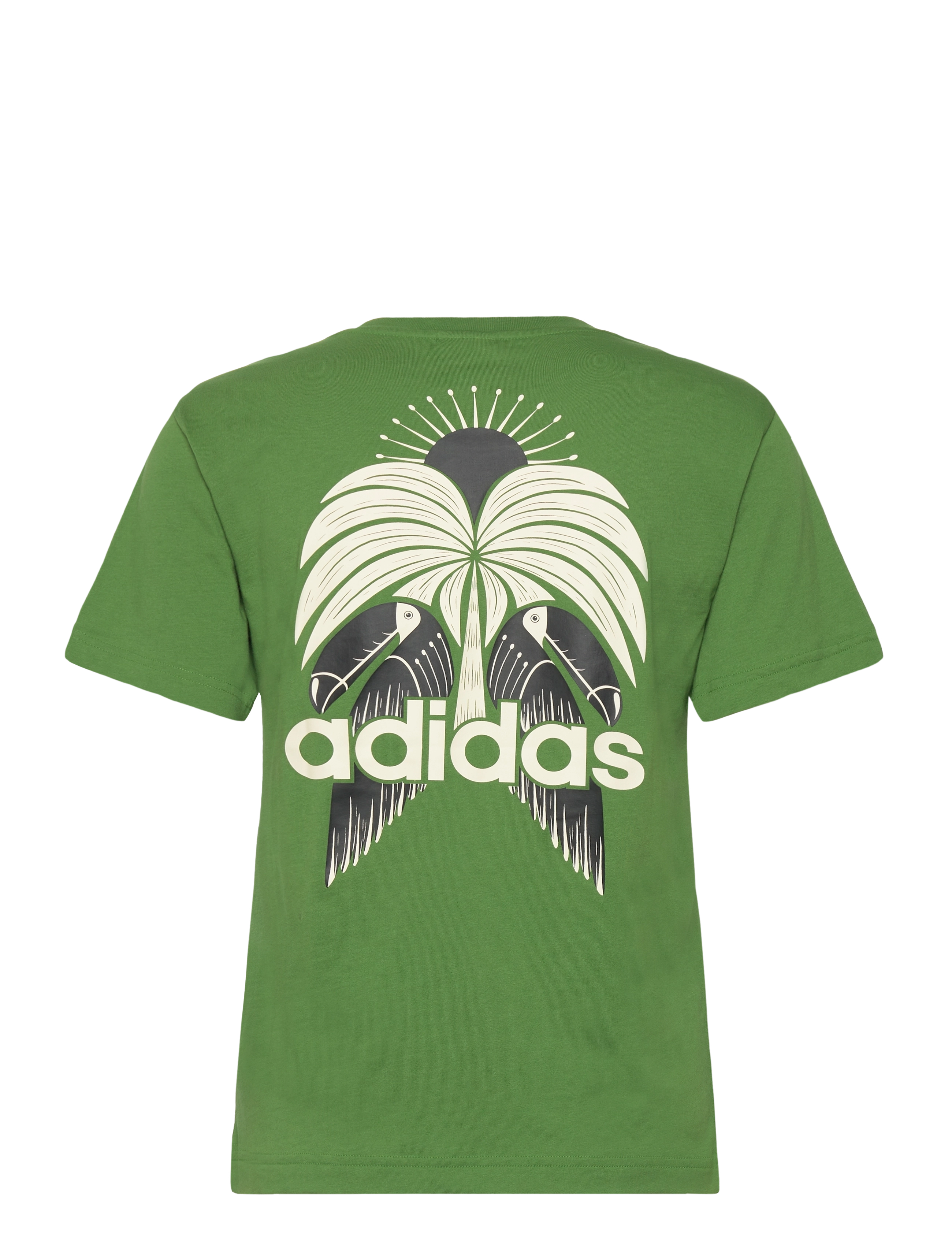 adidas Sportswear - FARM GFX TEE - t-shirts - cregrn - 2
