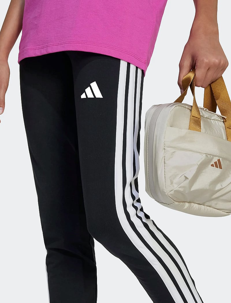 adidas Sportswear - JG 3S LEG 230 - leggings - black/white - 5