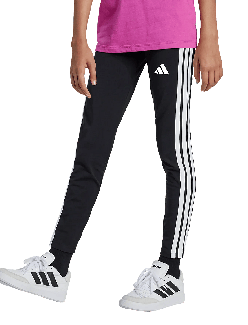 adidas Sportswear - JG 3S LEG 230 - bėgimo ir sportinės tamprės - black/white - 5