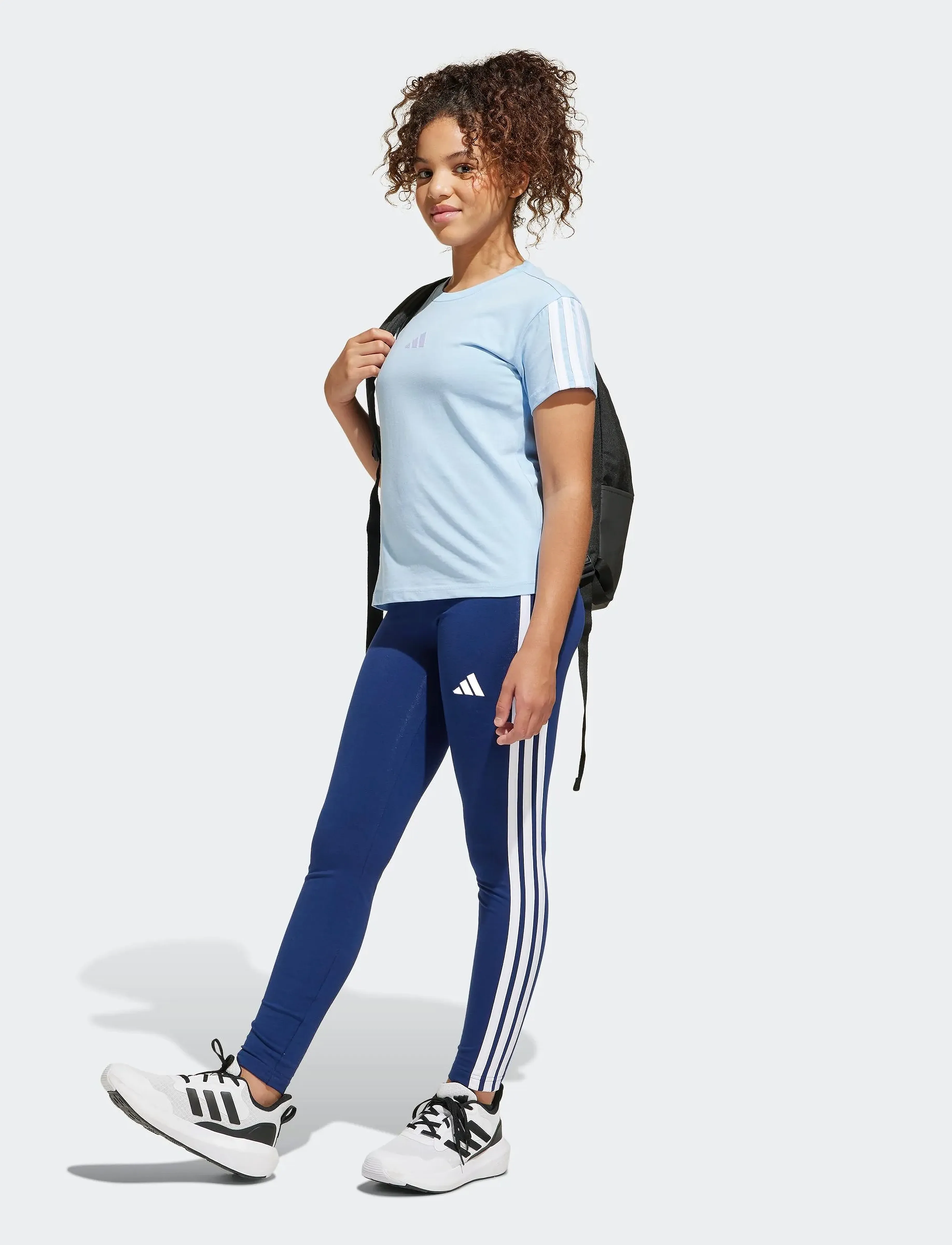 adidas Sportswear Jg 3S Leg 230, 140, Navy, Sport > Leggings, Børn