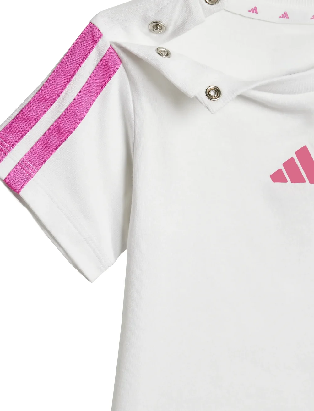 adidas Sportswear - I 3S T-SET 160 - matchende sæt - white/selufu - 4