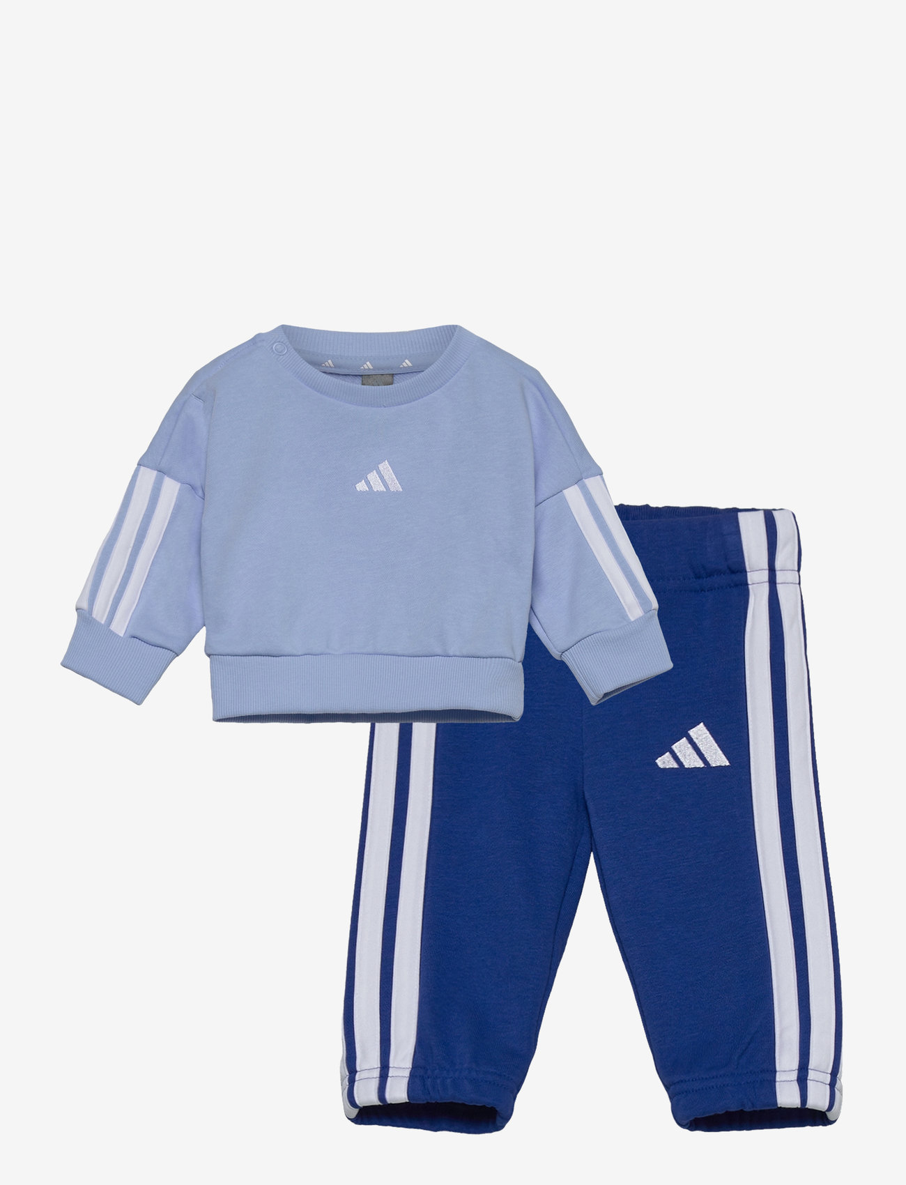 adidas Sportswear - I 3S FT JOG 240 - joggingset & tvådelade set - globlu/white - 0