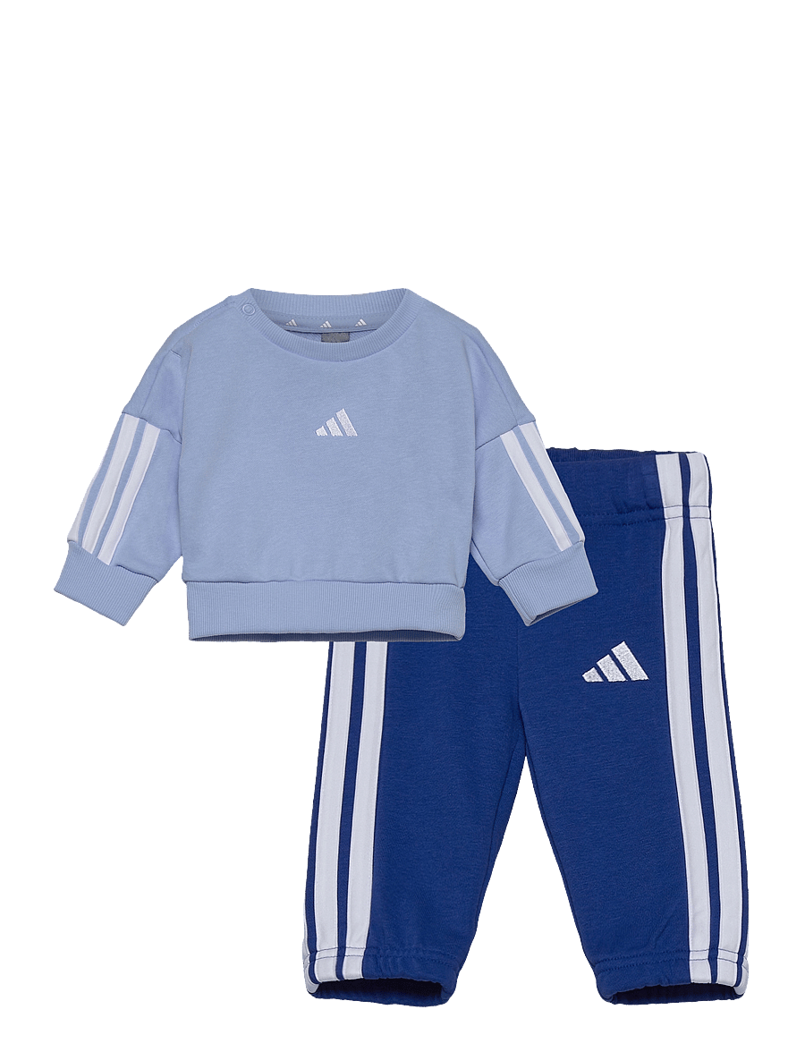 adidas Sportswear - I 3S FT JOG 240 - dresy & zestaw 2 szt - globlu/white - 0