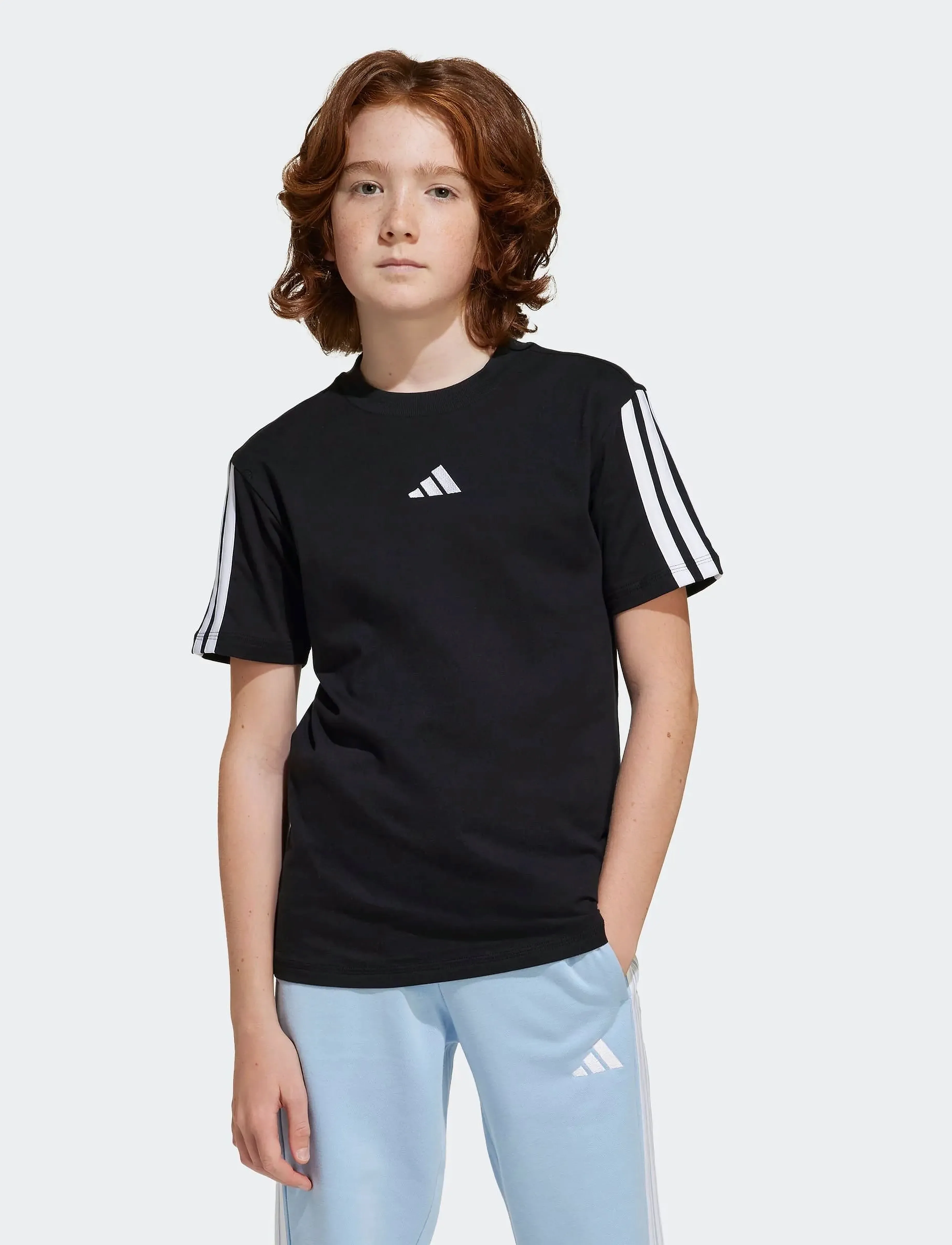 adidas Sportswear - J 3S TEE 160 - sportstoppe - black/white - 4