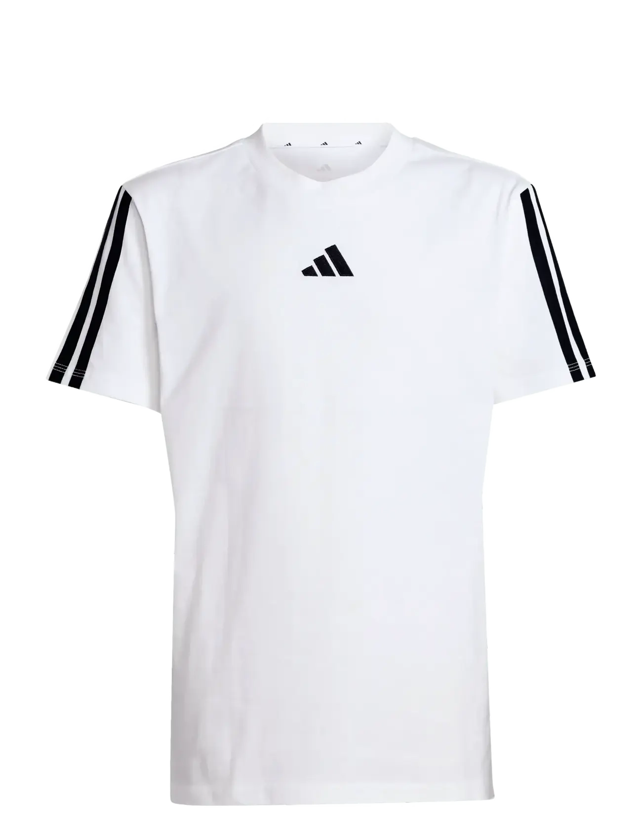 adidas Sportswear J 3S TEE 160 - Overdele - WHITE/BLACK / white