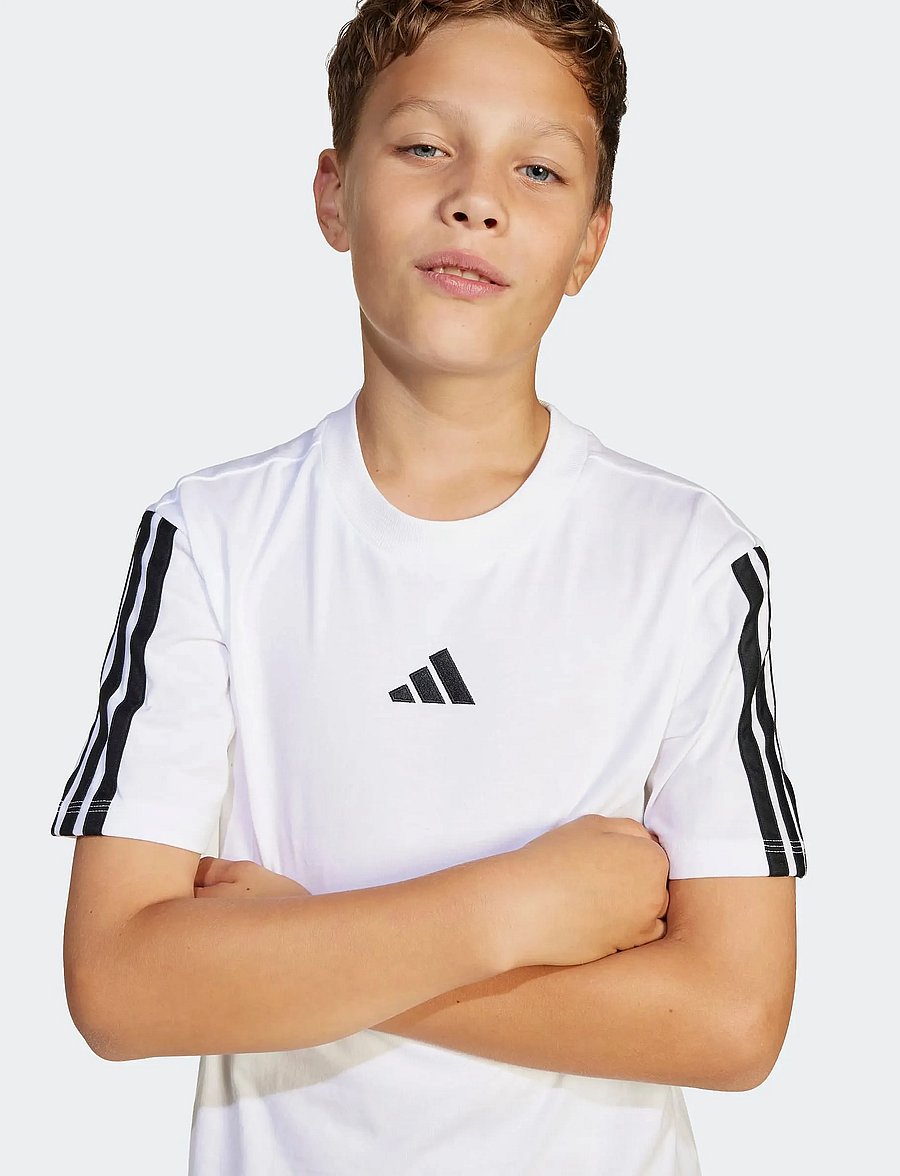 adidas Sportswear - J 3S TEE 160 - sportoberteile - white/black - 5
