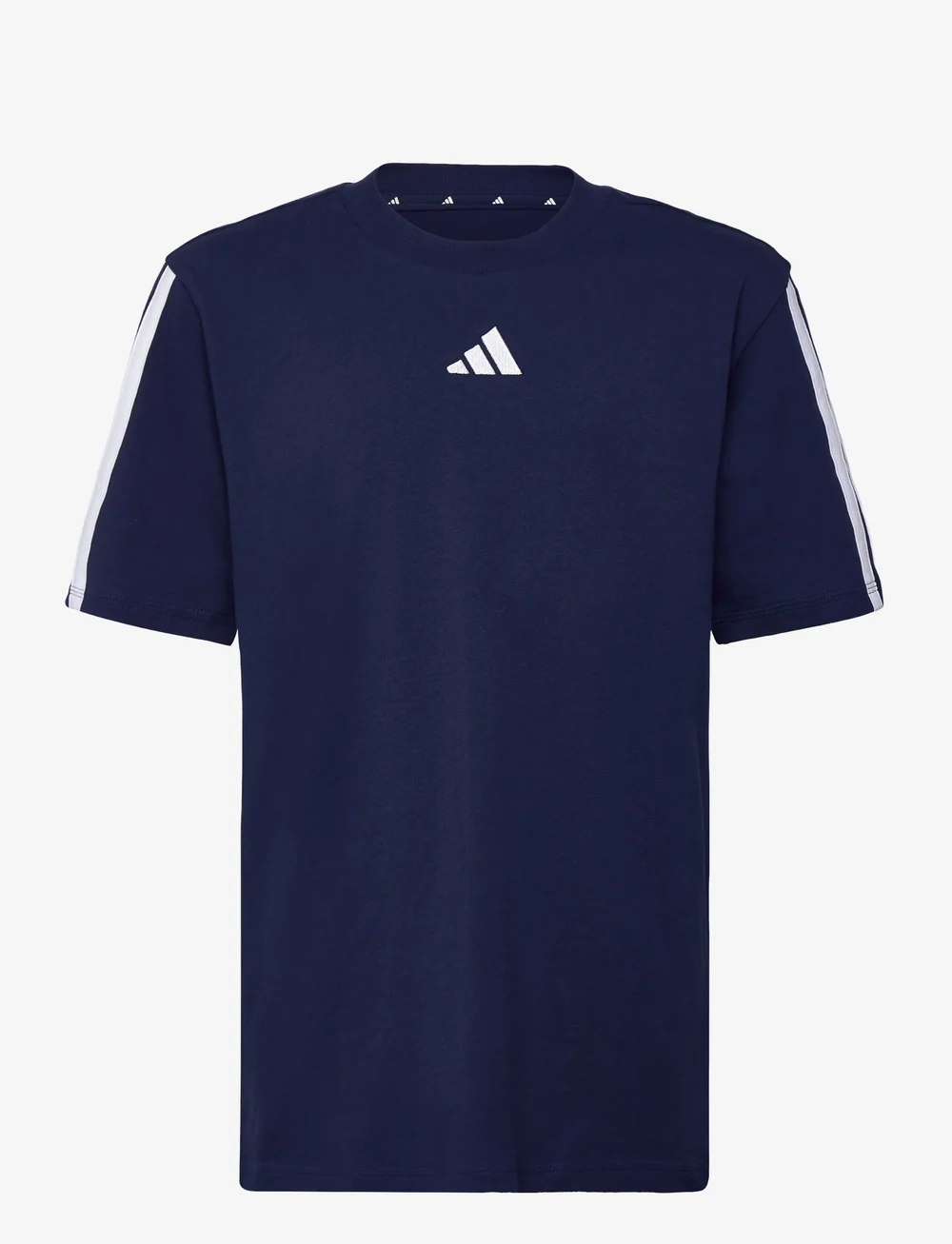 adidas Sportswear - J 3S TEE 160 - short-sleeved t-shirts - dkblue/white - 1