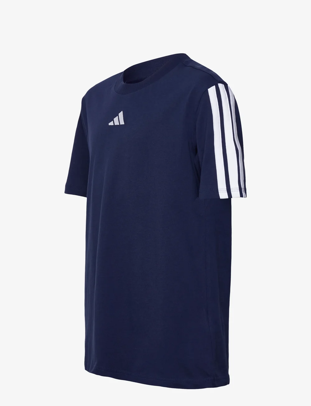 adidas Sportswear - J 3S TEE 160 - short-sleeved t-shirts - dkblue/white - 3