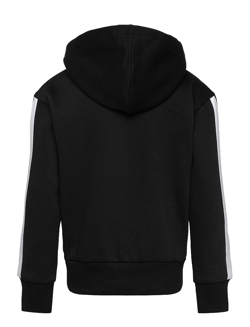 adidas Sportswear - J 3S FL FZ HD - pulls a capuche - black/white - 2