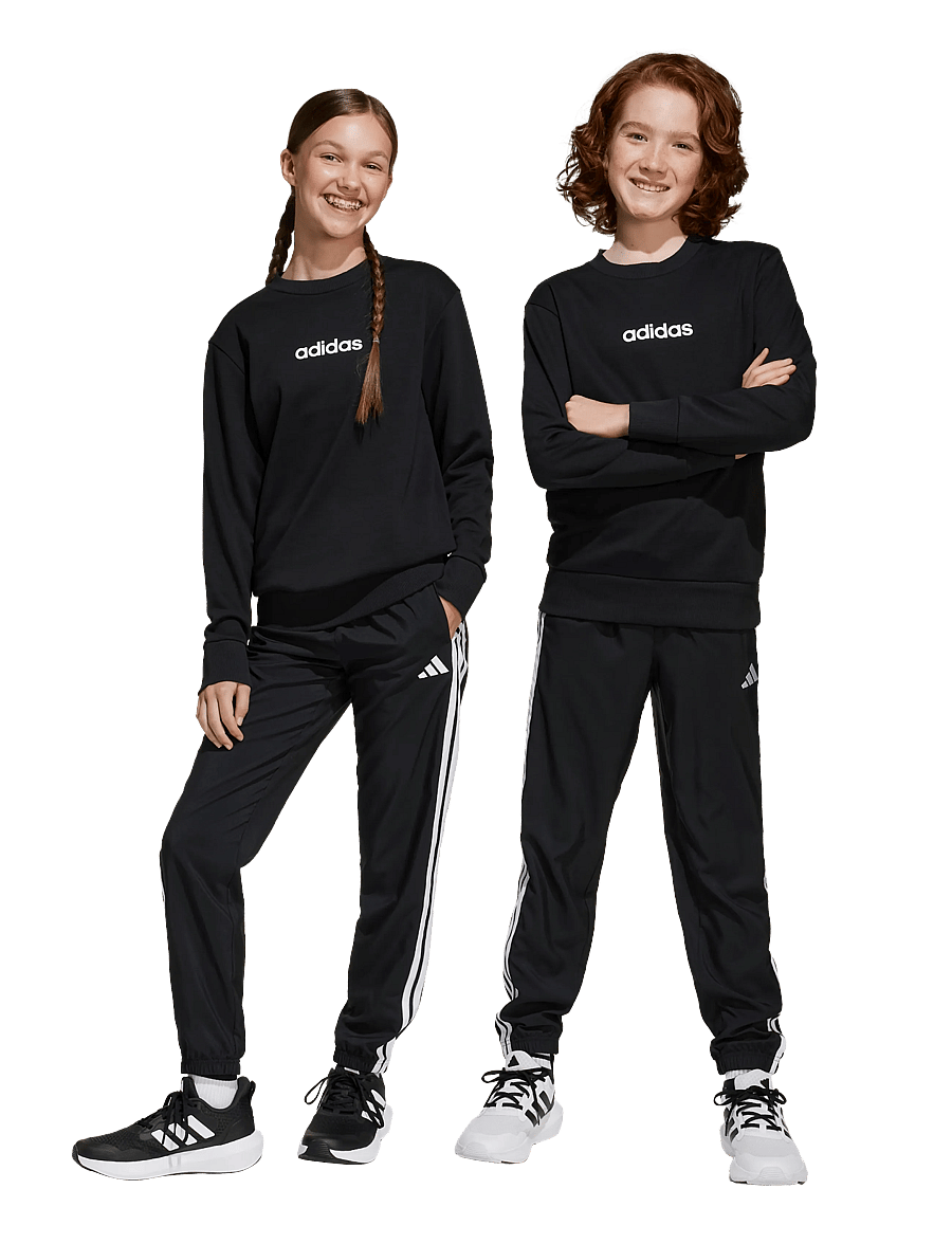 adidas Sportswear - J 3S WV PT - träningsbyxor - black/white - 2