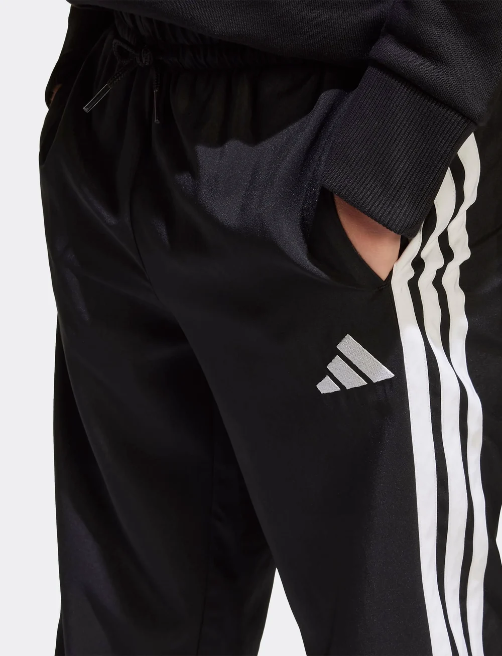 adidas Sportswear - J 3S WV PT - trainingshosen - black/white - 3