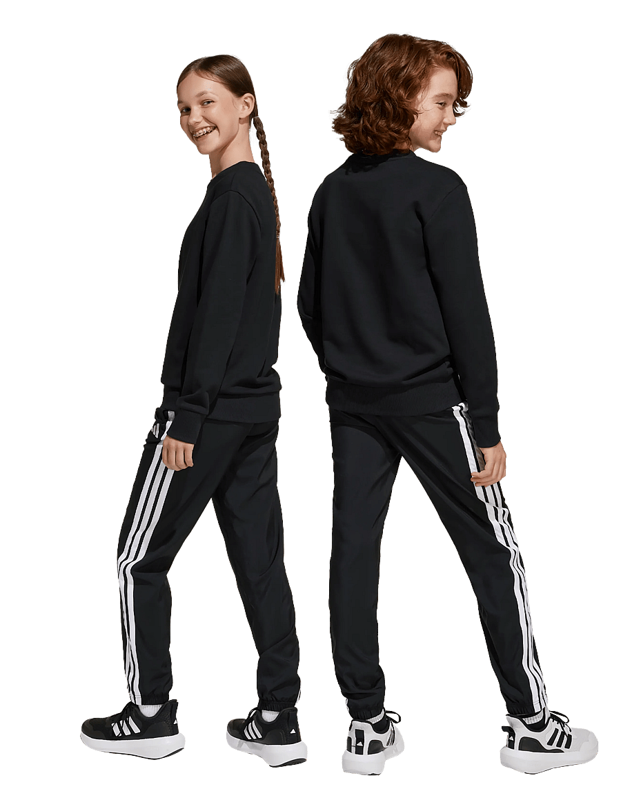 adidas Sportswear - J 3S WV PT - träningsbyxor - black/white - 3