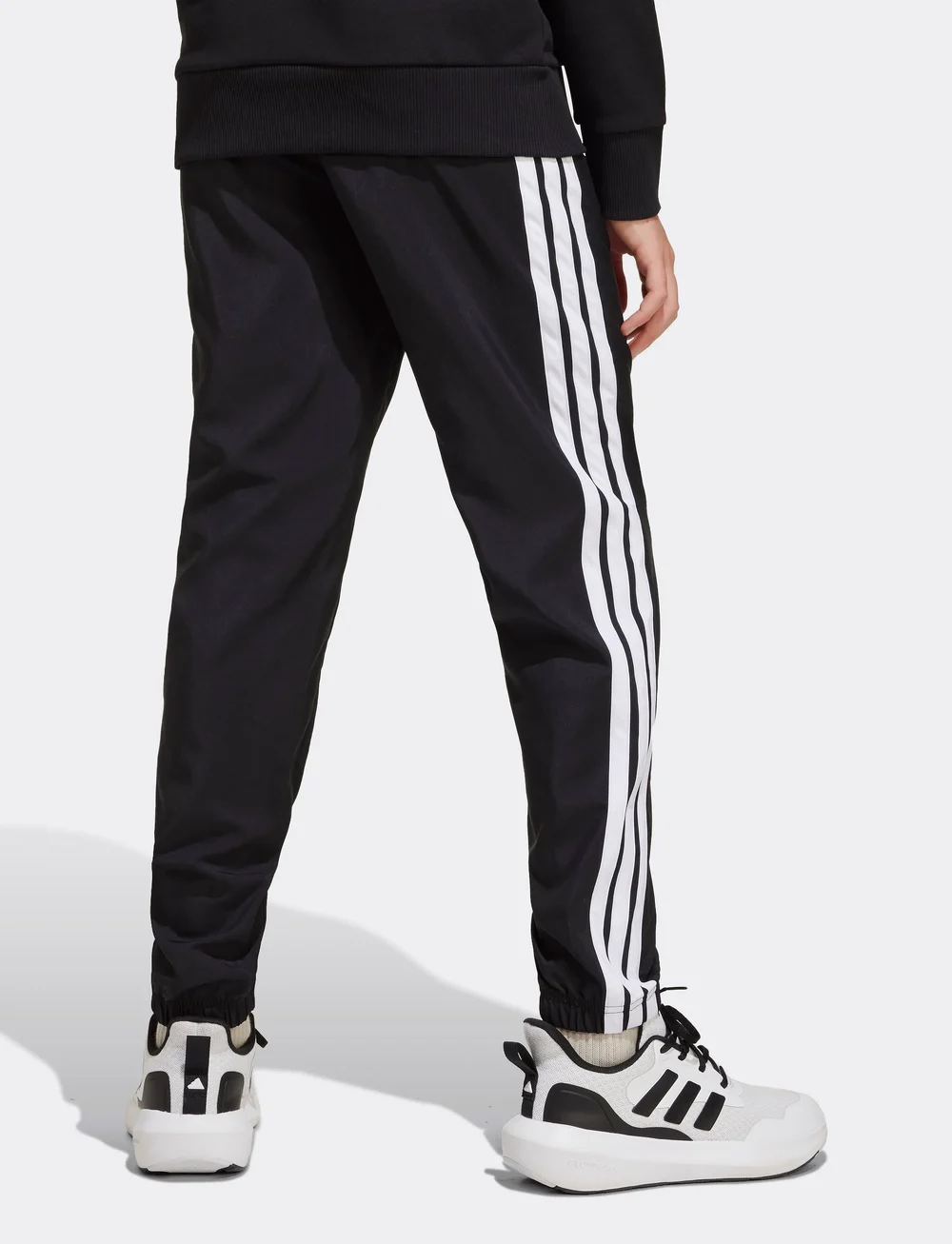 adidas Sportswear - J 3S WV PT - trainingshosen - black/white - 4