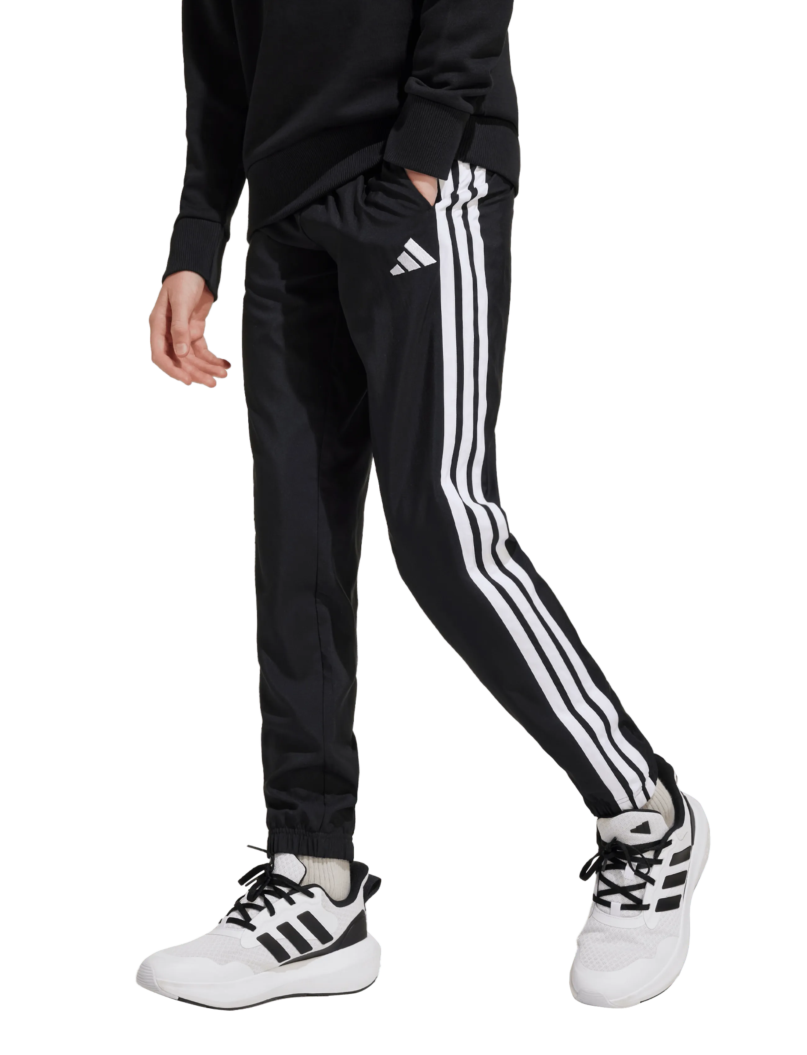 adidas Sportswear - J 3S WV  PT - træningsbukser - black/white - 4