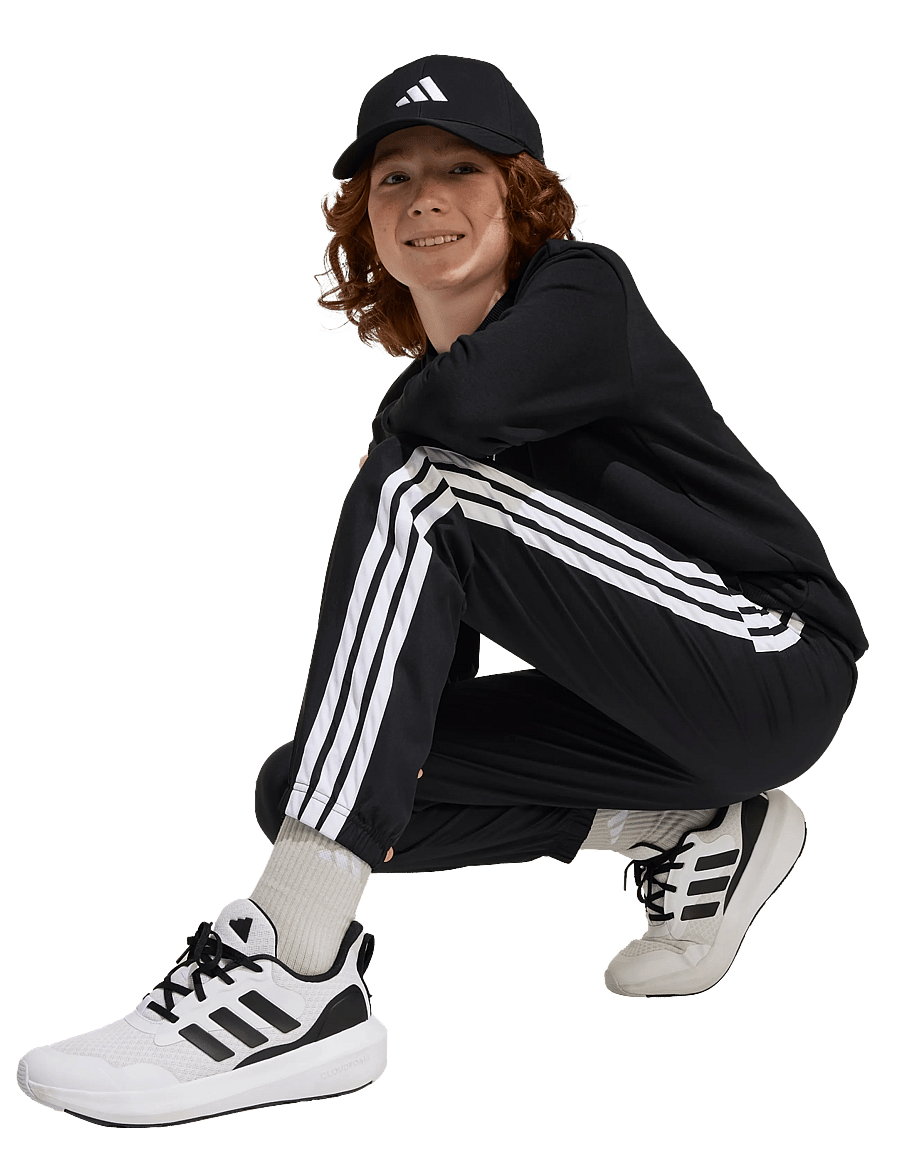 adidas Sportswear - J 3S WV PT - träningsbyxor - black/white - 5