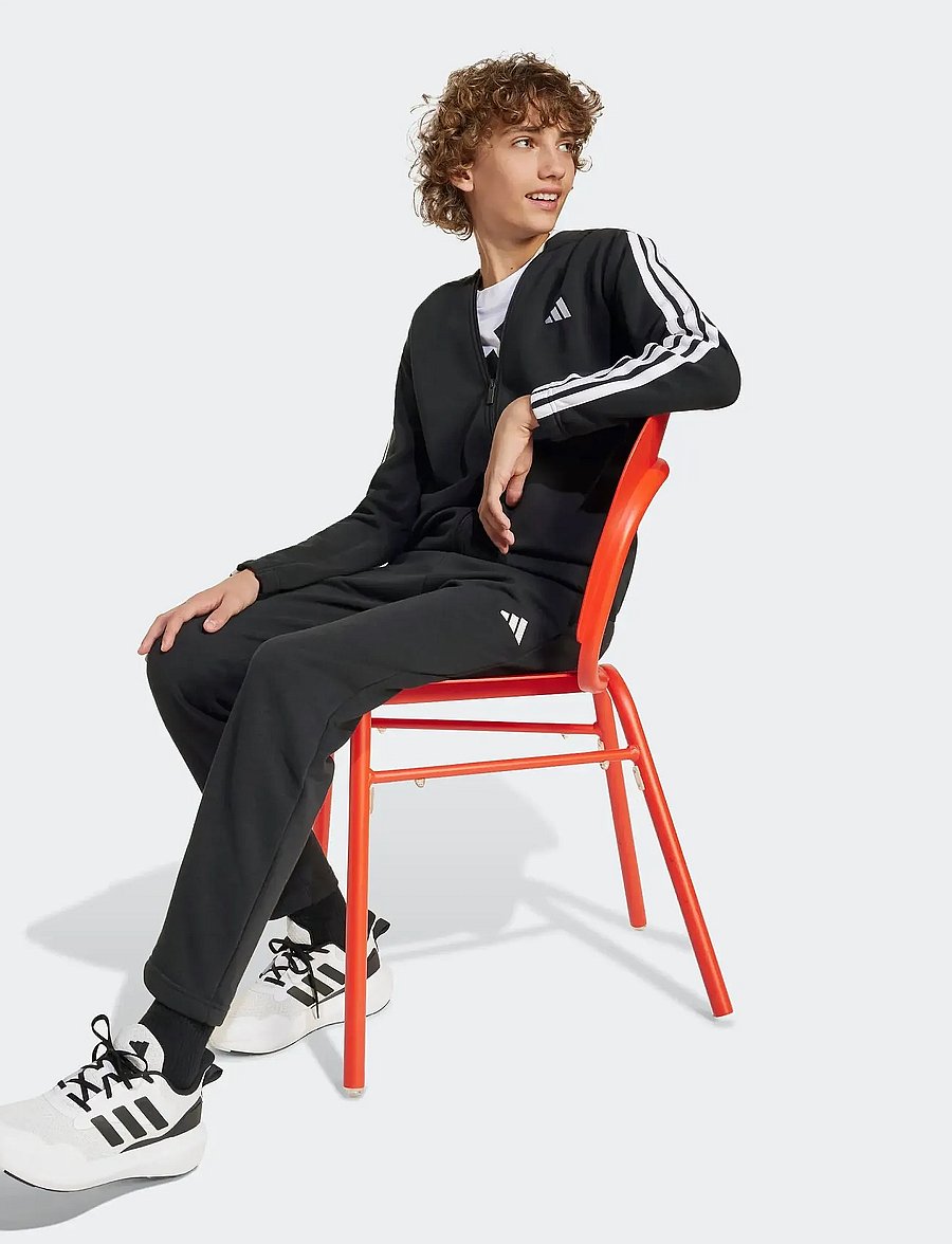 adidas Sportswear - J 3S FT TS 220 - hlaupafatnaður - black/white - 0
