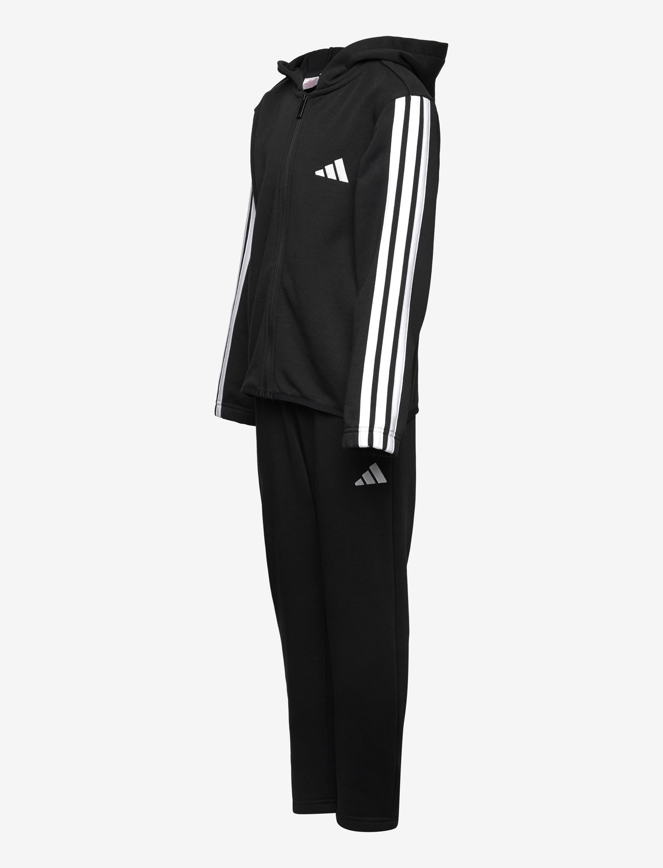 adidas Sportswear - J 3S FT TS 220 - trainingsanzug - black/white - 3