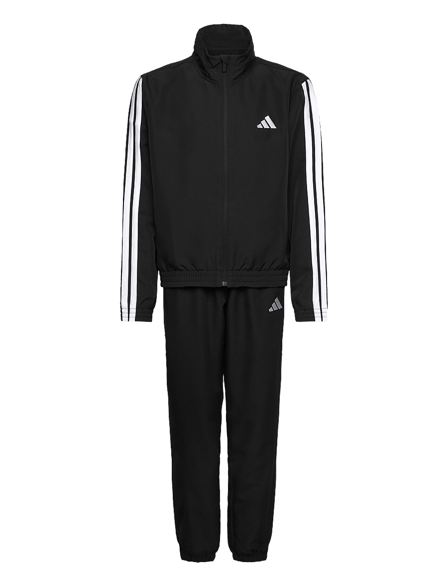 adidas Sportswear - J 3S WV TS - trainingsanzug - black/white - 1