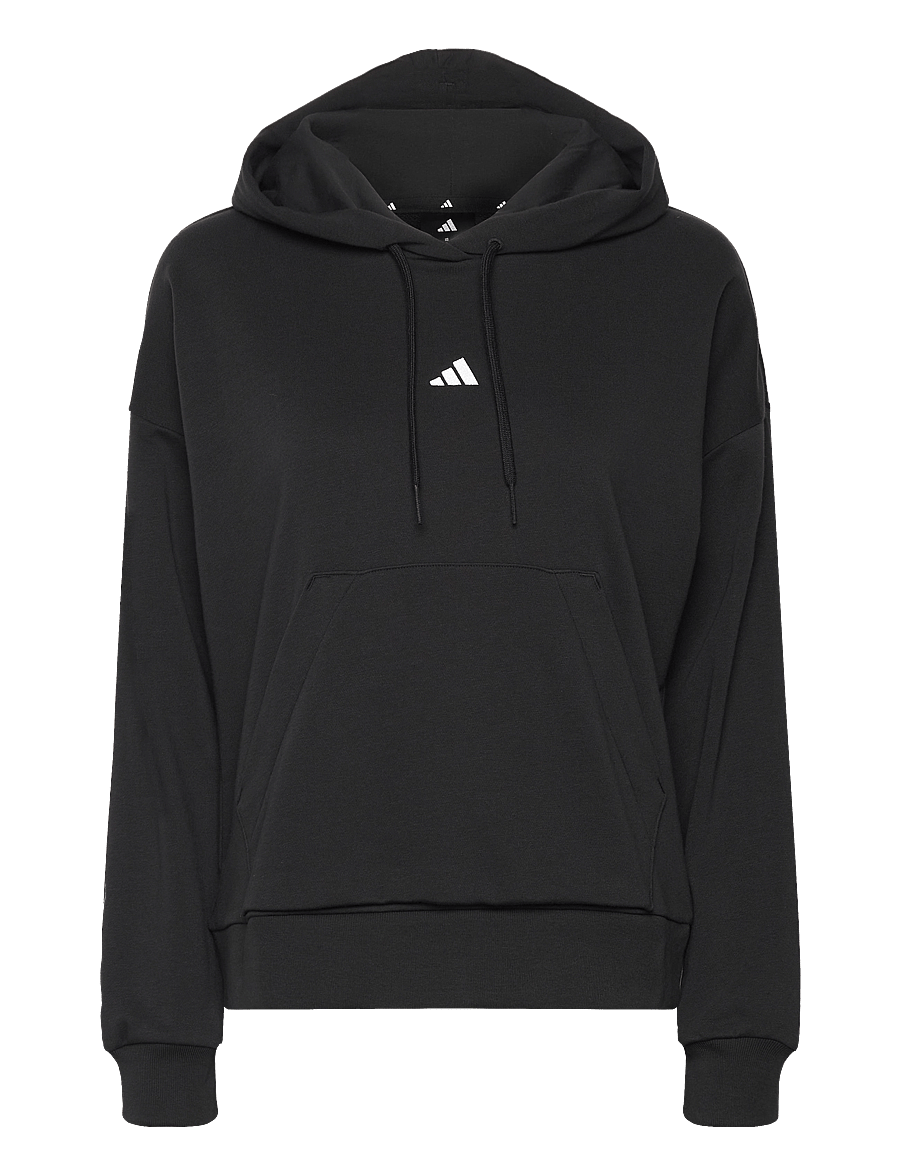 adidas Sportswear - W SL FT HD - hættetrøjer - black/white - 1