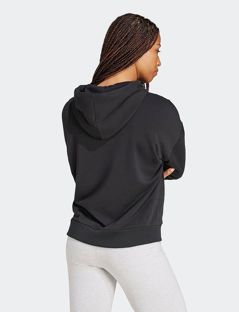 adidas Sportswear - W SL FT HD - džemperiai su gobtuvu - black/white - 3