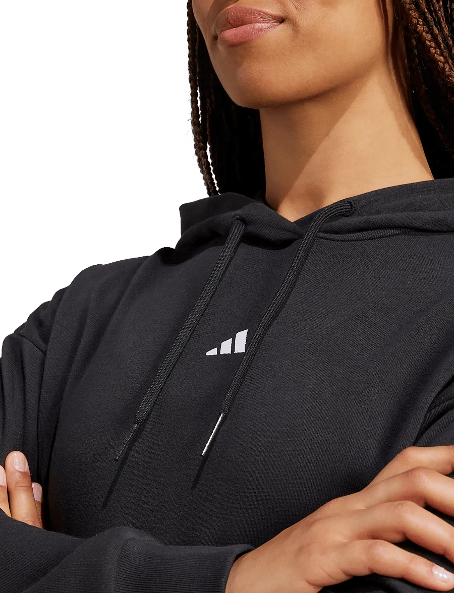 adidas Sportswear - W SL FT HD - hættetrøjer - black/white - 5