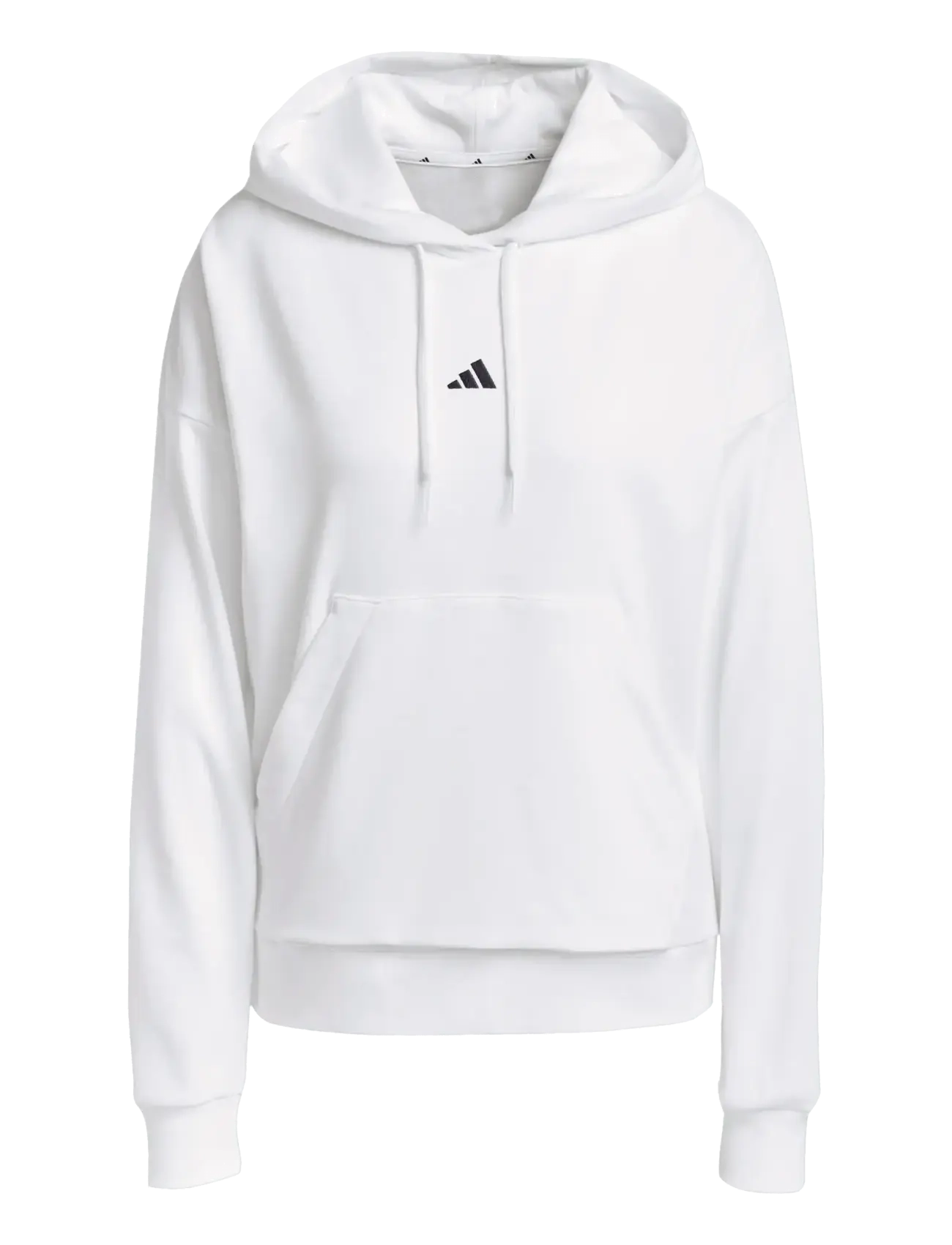adidas Sportswear W SL FT HD - Sweatshirts - WHITE/BLACK / white