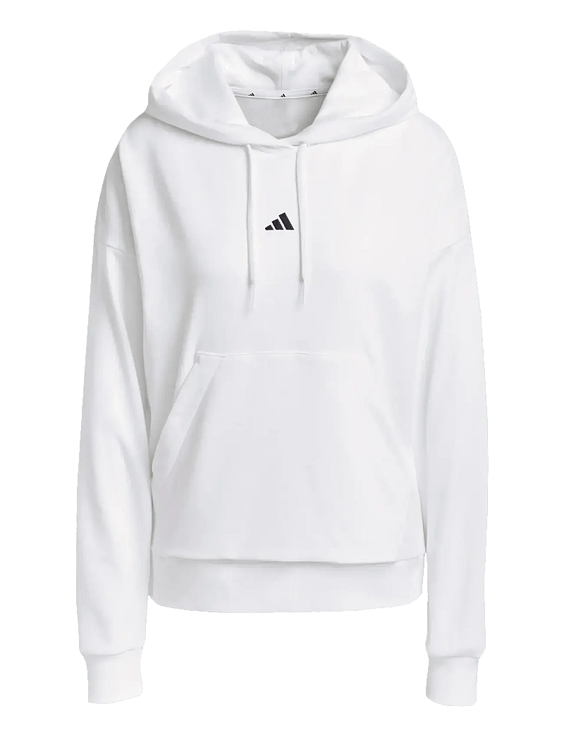 adidas Sportswear - W SL FT HD - hættetrøjer - white/black - 1