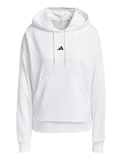 adidas Sportswear W SL FT HD - Oberteile - WHITE/BLACK / white