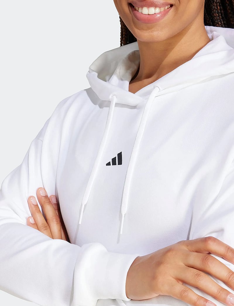 adidas Sportswear - W SL FT HD - kapuutsiga dressipluusid - white/black - 5