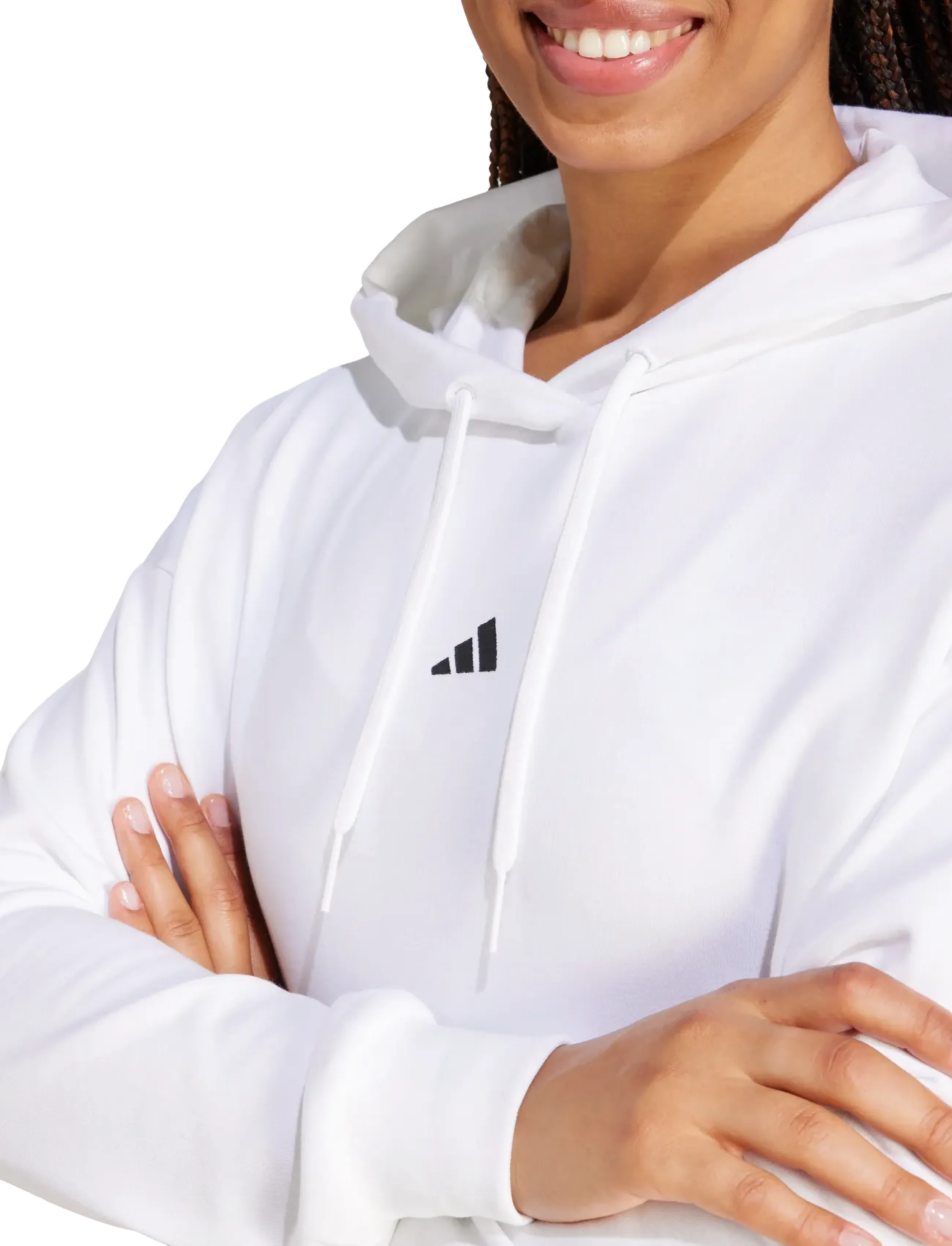 adidas Sportswear - W SL FT HD - kapuzenpullover - white/black - 5