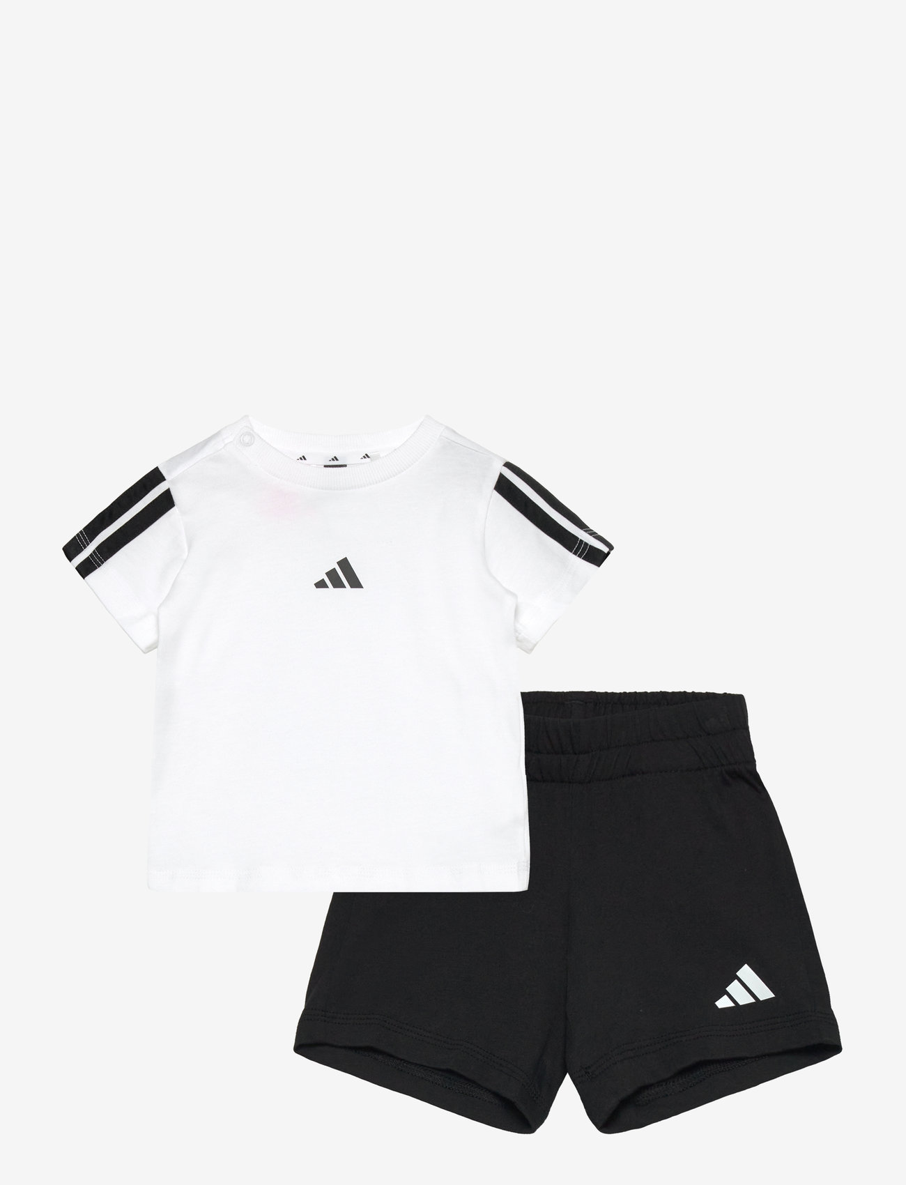 adidas Sportswear - I 3S T-SET 160 - 2-delat set - white/black - 0