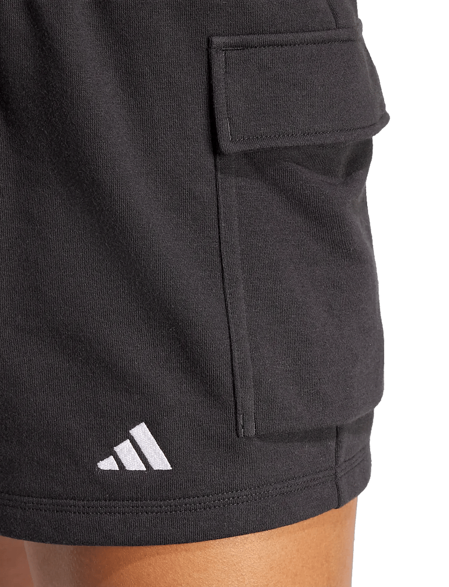 adidas Sportswear - W SL FT SHO - afslappede shorts - black/white - 4