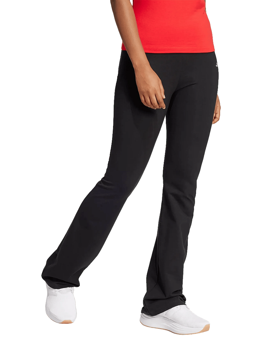 adidas Sportswear - W SL SJ FLARLEG - volle länge - black/white - 0