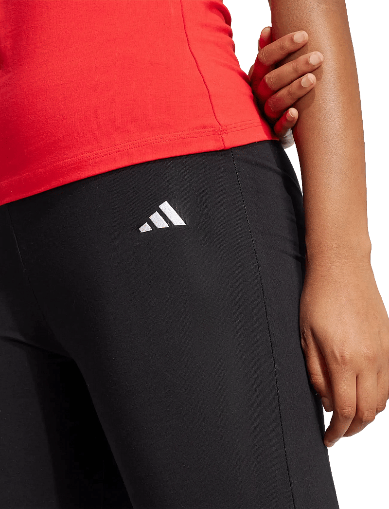 adidas Sportswear - W SL SJ FLARLEG - trainingstights - black/white - 5