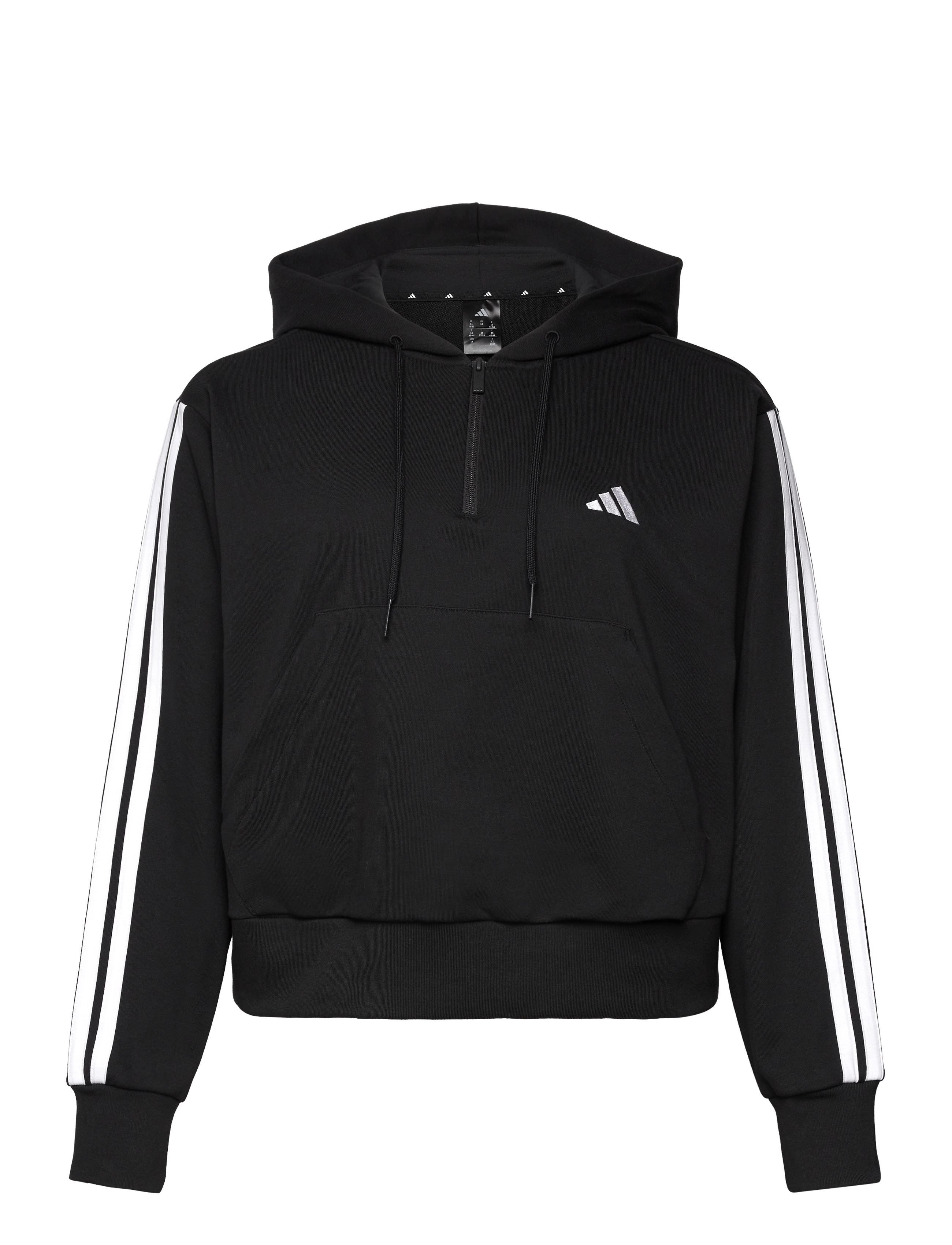 adidas Sportswear W 3S FT QZHD IN - adidas Sportswear - BLACK/WHITE / black