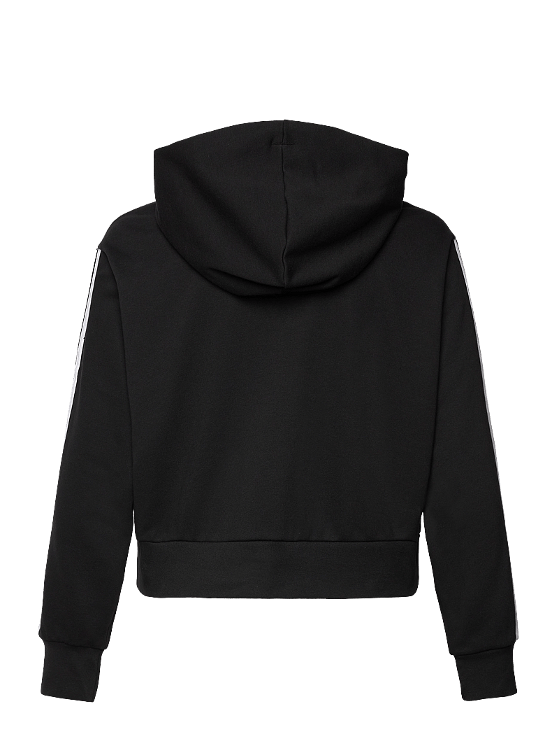 adidas Sportswear - W 3S FT QZHD IN - kapuutsiga dressipluusid - black/white - 2