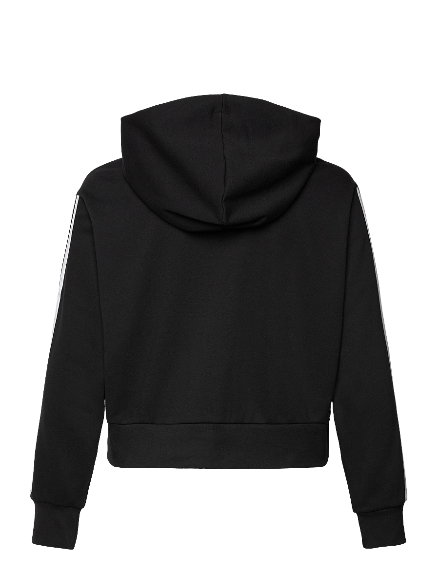 adidas Sportswear - W 3S FT QZHD IN - kapuutsiga dressipluusid - black/white - 2