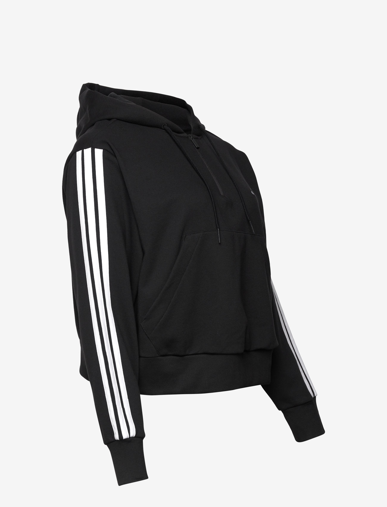 adidas Sportswear - W 3S FT QZHD IN - hættetrøjer - black/white - 4
