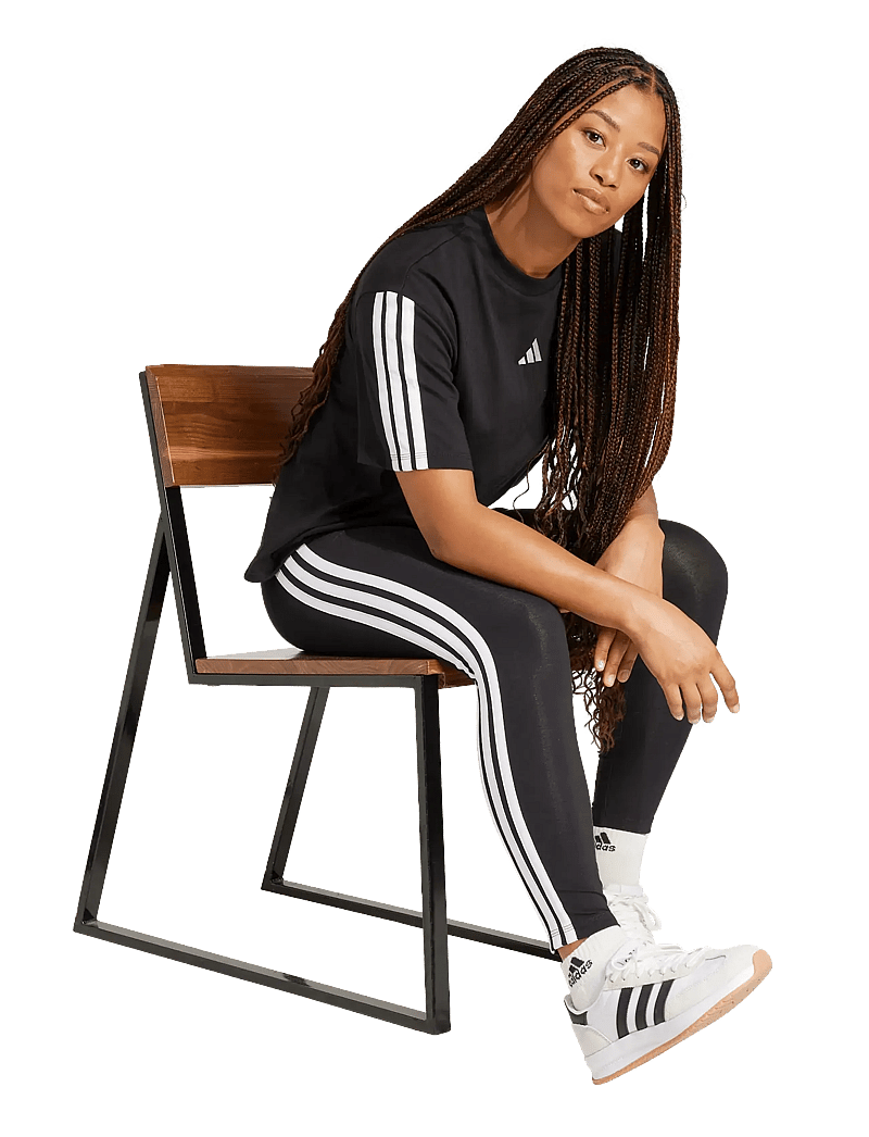 adidas Sportswear - W 3S SJ LEG - full längd - black/white - 0