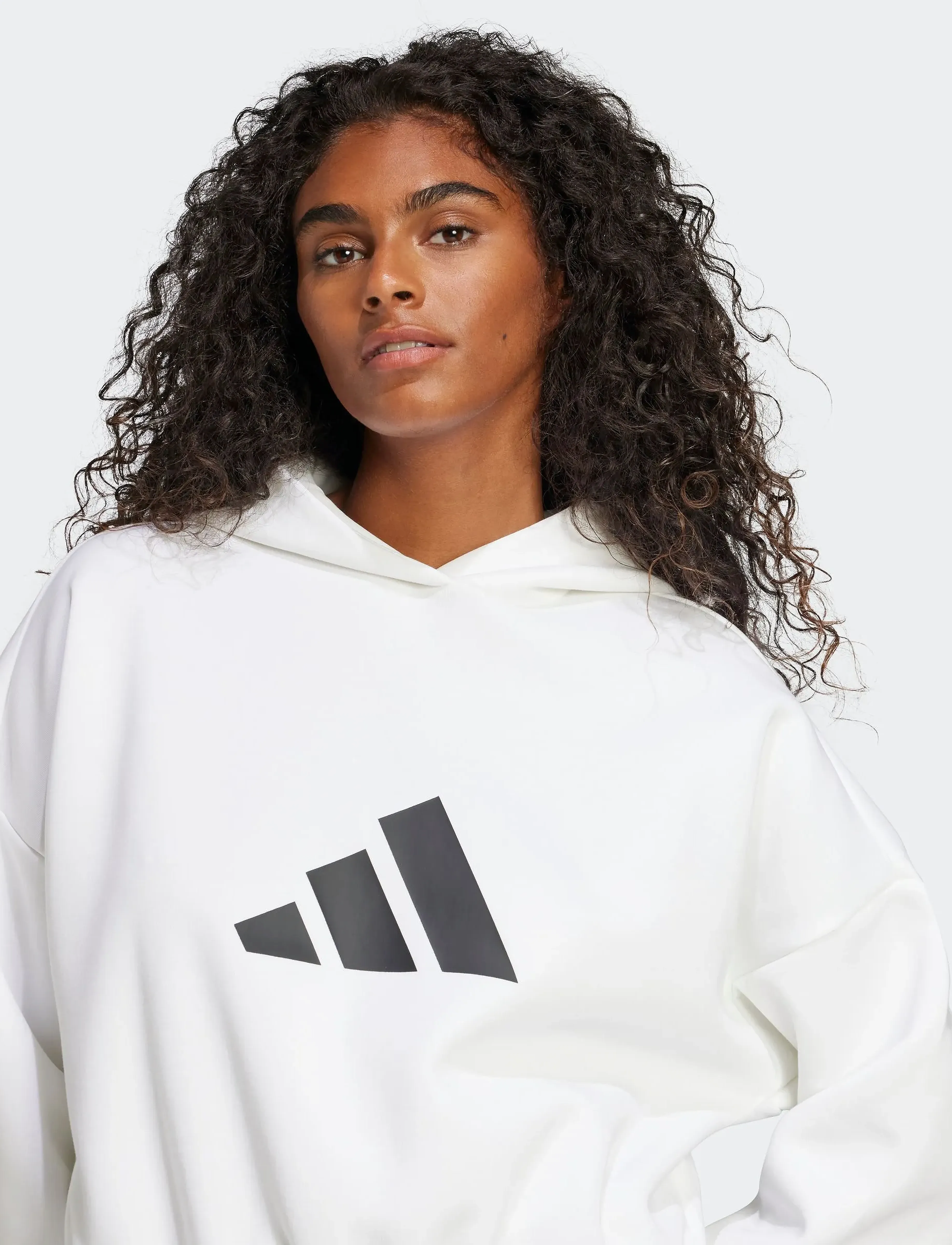 adidas Sportswear - W FI 3B OH HD - kapuzenpullover - white - 4