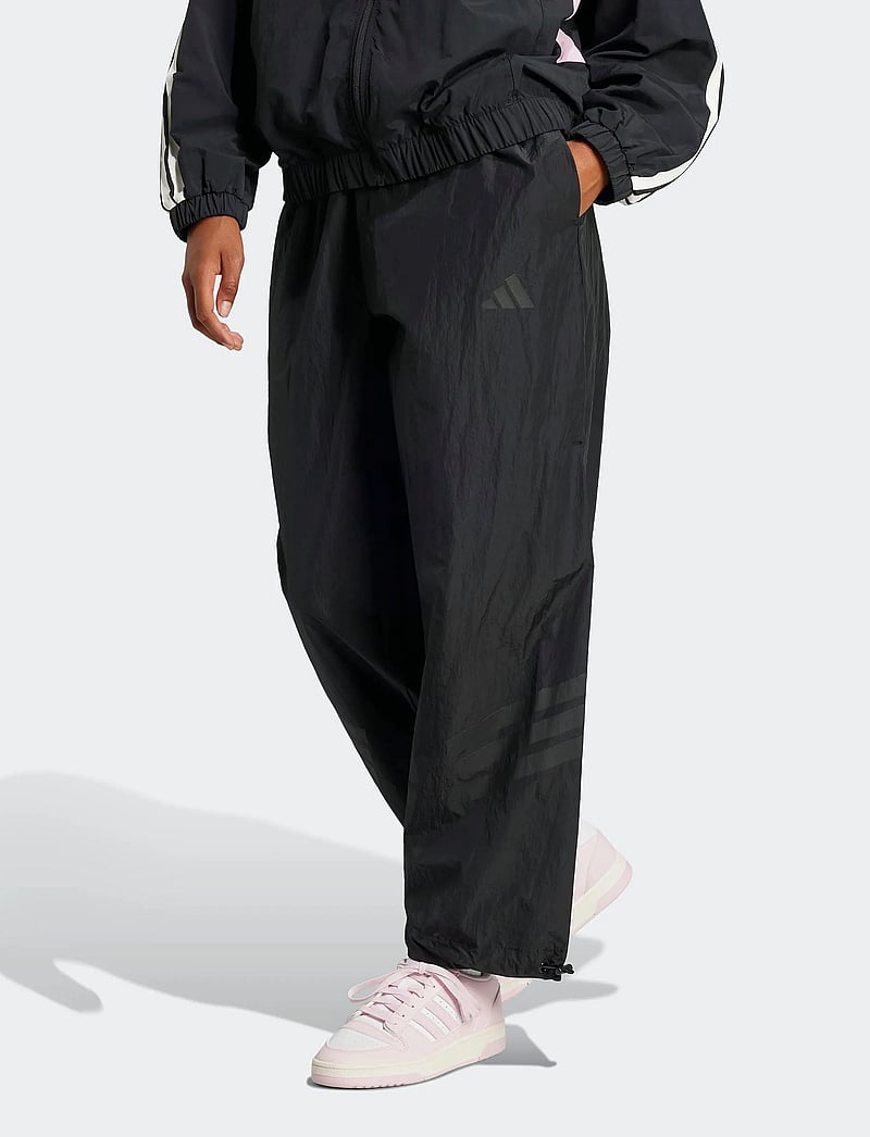 adidas Sportswear - W FI 3S WVN PT - pantalons décontractés - black - 0